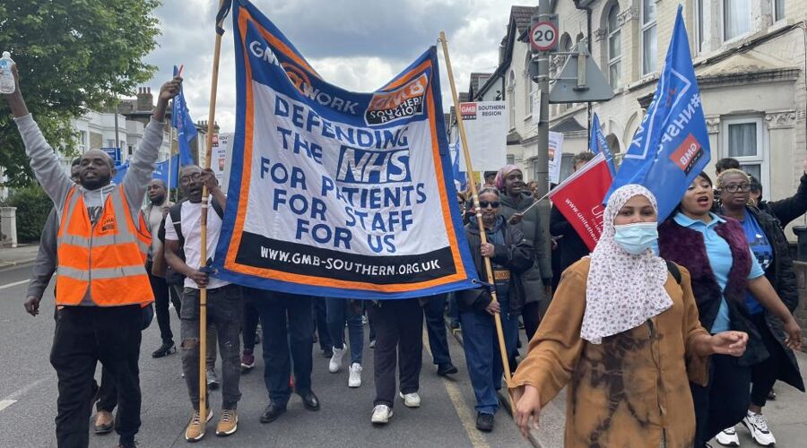 GMB Trade Union - Week-long South London hospital strike to go ahead from Monday
